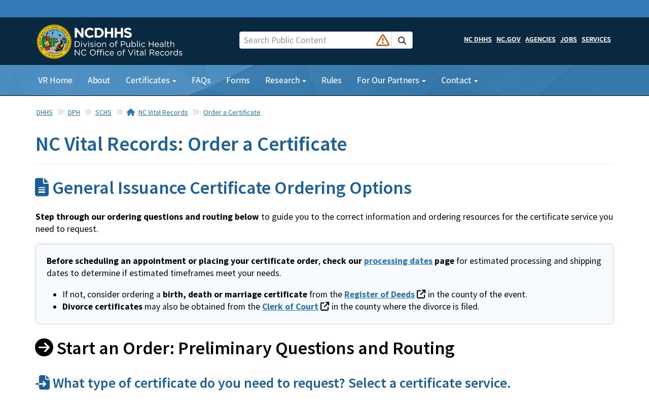 Morrisville residents directory North Carolina vital-record request form